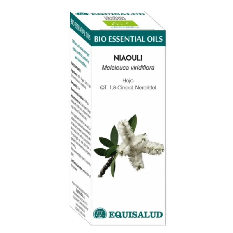 Bio Essential Oil Niaouli - Qt: 1.8-Cineol, Nerolidol 10 Ml. | Equisalud