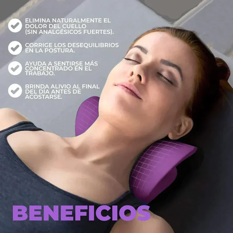 Tracción Cervical para relajar el Cuello Reduce tensión en cuello y hombros