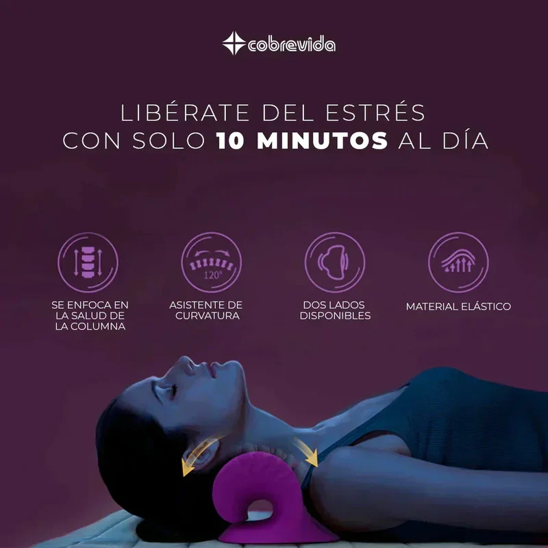 Tracción Cervical para relajar el Cuello Reduce tensión en cuello y hombros