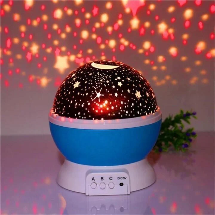 Proyector Giratorio de Estrellas y Luna