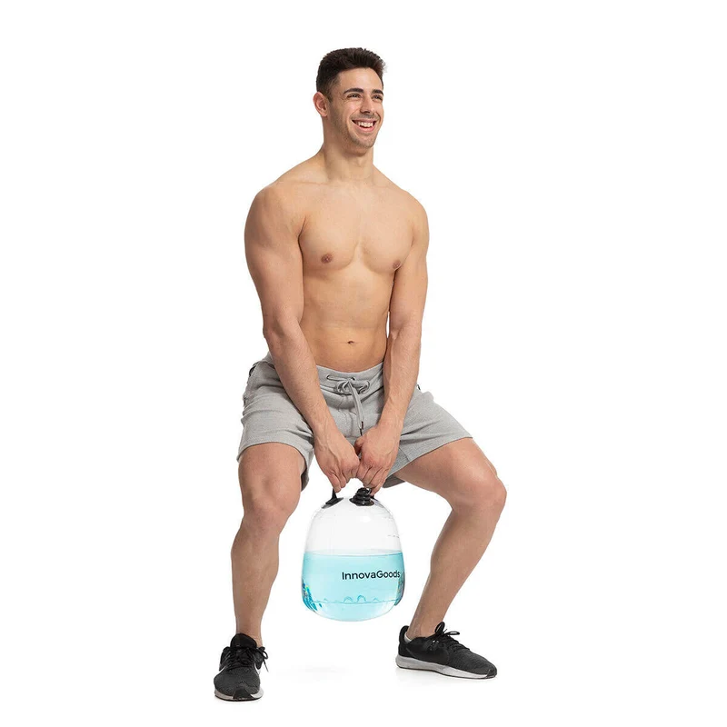 Pesa Rusa de Agua para Entrenamiento Fitness con Guía de Ejercicios Fibell InnovaGoods