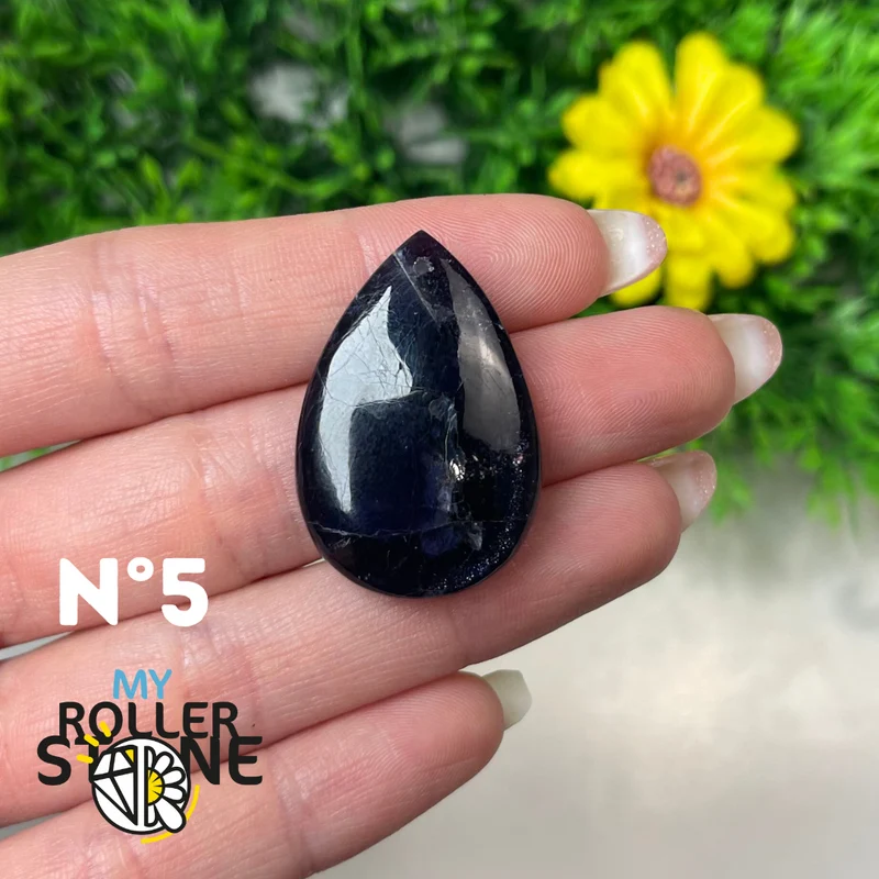 Colgante de piedra solar iolita 5A