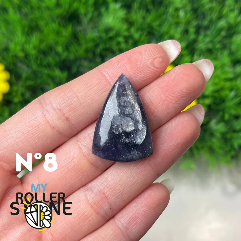 Colgante de piedra solar iolita 5A