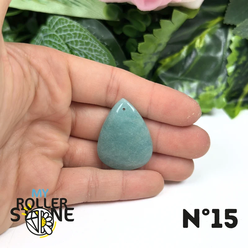 Colgante de Amazonita Brasil 5A