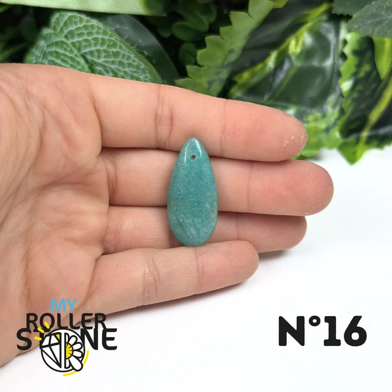 Colgante de Amazonita Brasil 5A