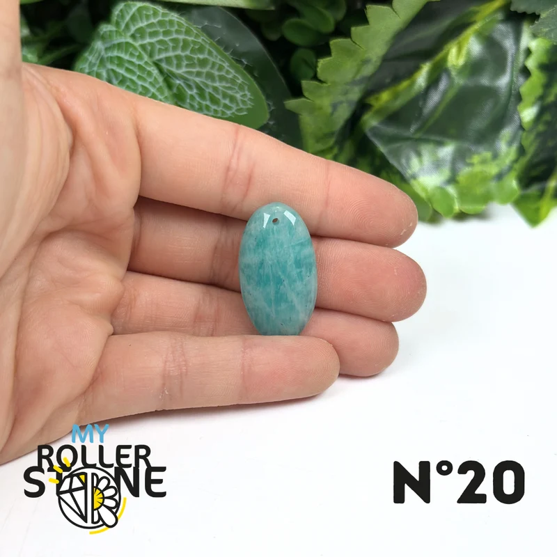 Colgante de Amazonita Brasil 5A
