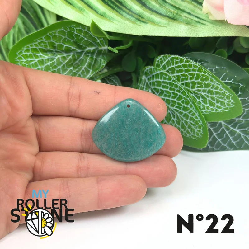 Colgante de Amazonita Brasil 5A