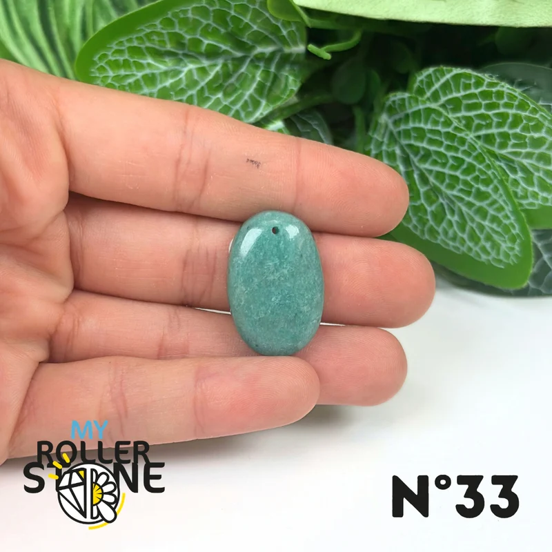 Colgante de Amazonita Brasil 5A