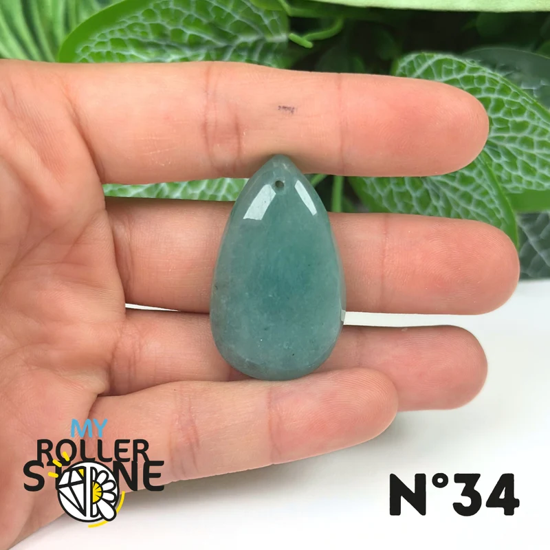 Colgante de Amazonita Brasil 5A