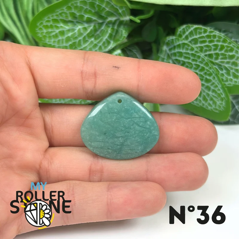 Colgante de Amazonita Brasil 5A