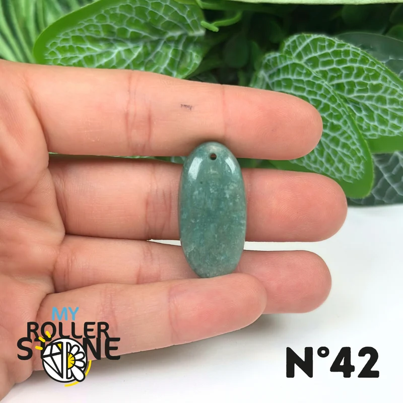 Colgante de Amazonita Brasil 5A