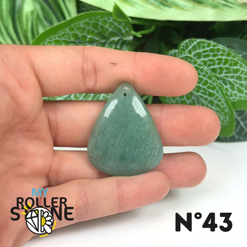 Colgante de Amazonita Brasil 5A