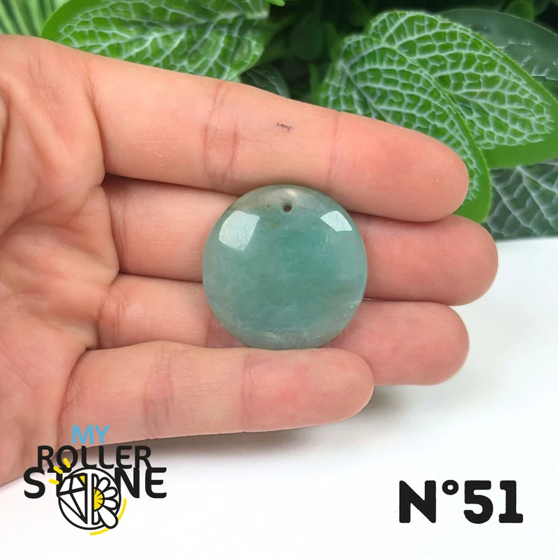 Colgante de Amazonita Brasil 5A