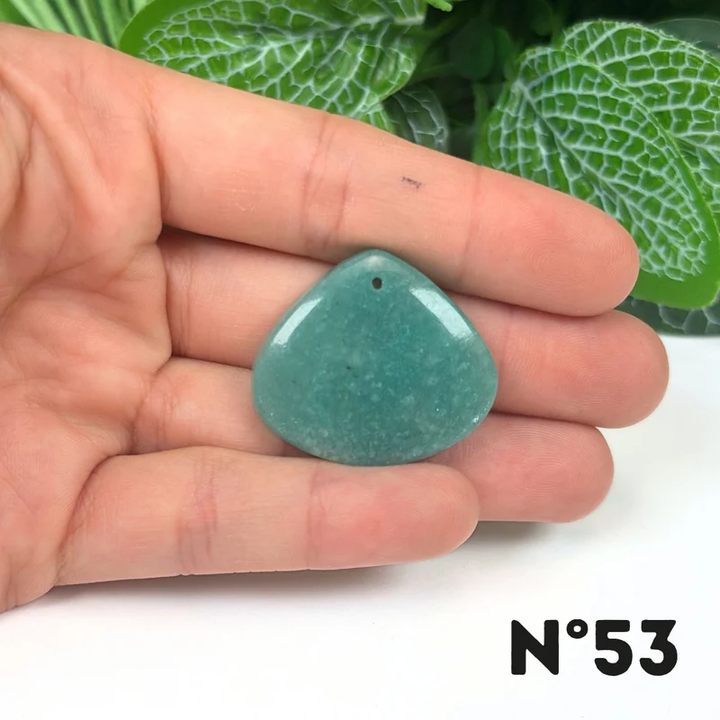 Colgante de Amazonita Brasil 5A