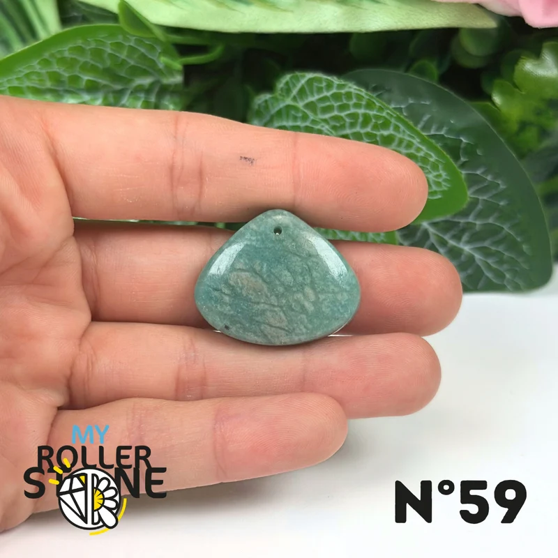Colgante de Amazonita Brasil 5A