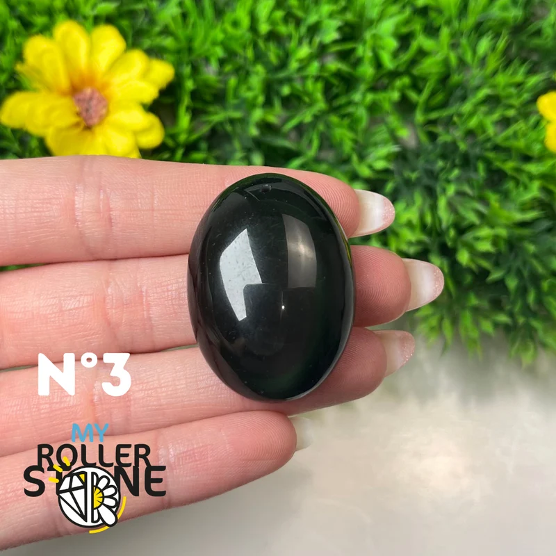 Colgante de obsidiana arcoíris 5A (Ojo celestial)