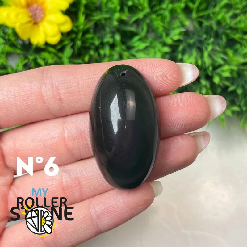 Colgante de obsidiana arcoíris 5A (Ojo celestial)