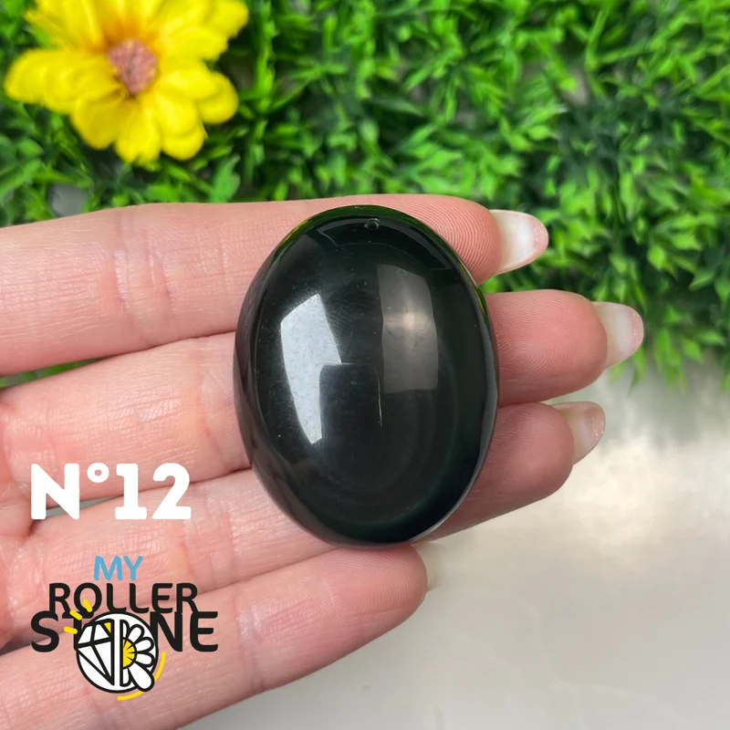 Colgante de obsidiana arcoíris 5A (Ojo celestial)