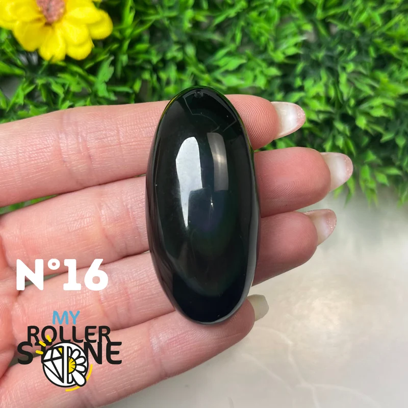 Colgante de obsidiana arcoíris 5A (Ojo celestial)