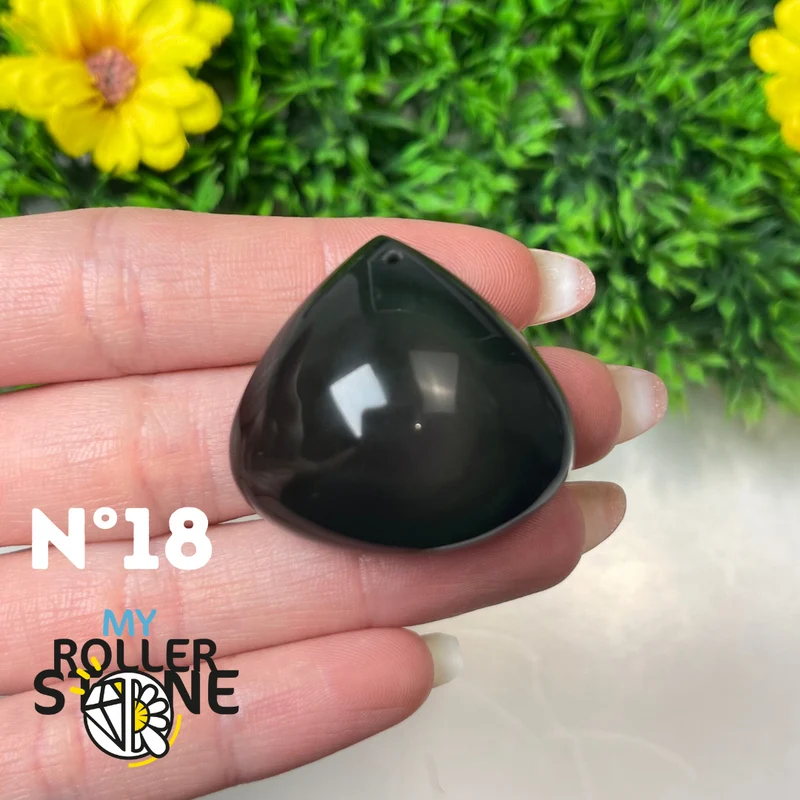 Colgante de obsidiana arcoíris 5A (Ojo celestial)