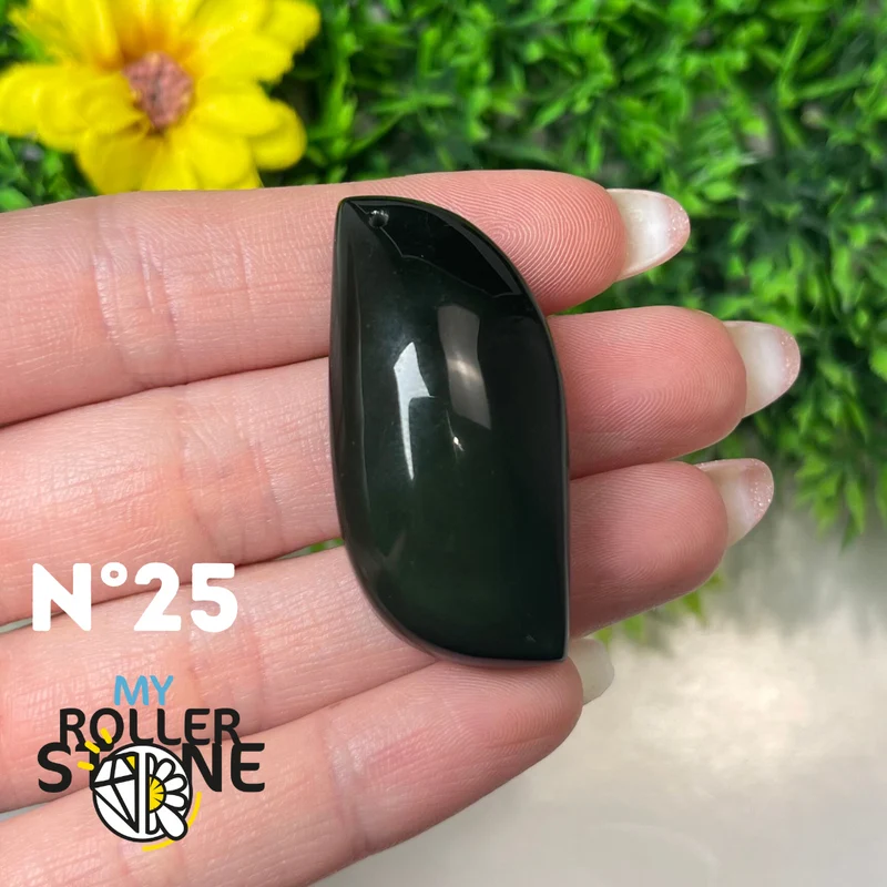 Colgante de obsidiana arcoíris 5A (Ojo celestial)
