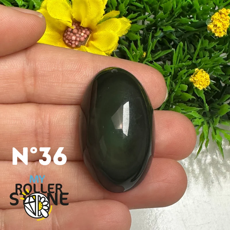 Colgante de obsidiana arcoíris 5A (Ojo celestial)