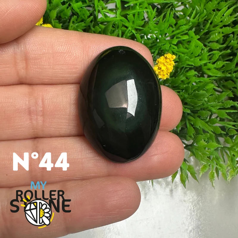 Colgante de obsidiana arcoíris 5A (Ojo celestial)