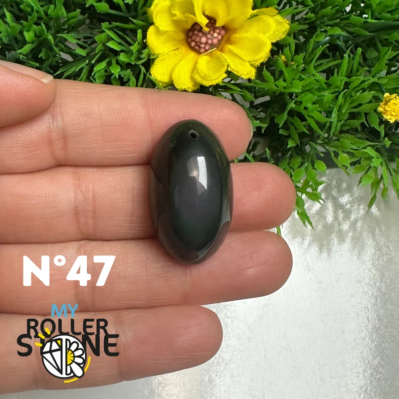 Colgante de obsidiana arcoíris 5A (Ojo celestial)
