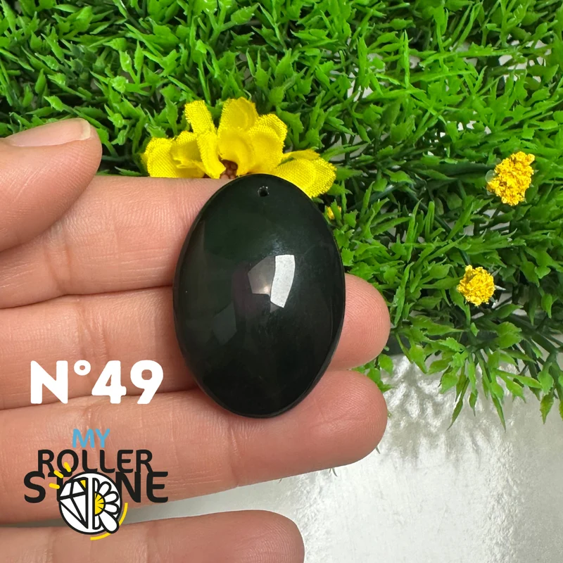 Colgante de obsidiana arcoíris 5A (Ojo celestial)