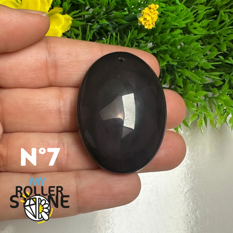 Colgante de obsidiana arcoíris 5A (Ojo celestial)