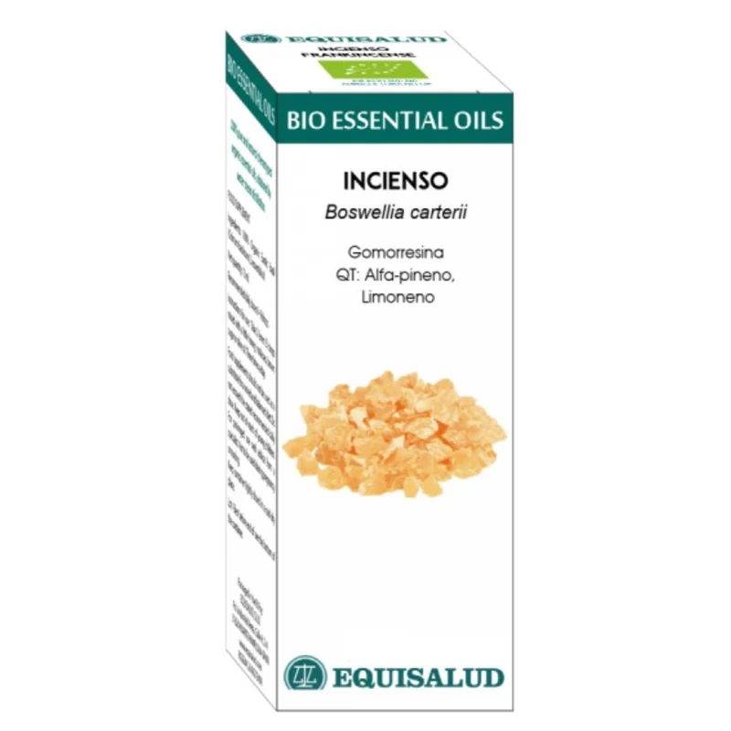Bio Essential Oil Incienso - Qt:Alfa-Pineno, Limoneno 10 Ml. | Equisalud