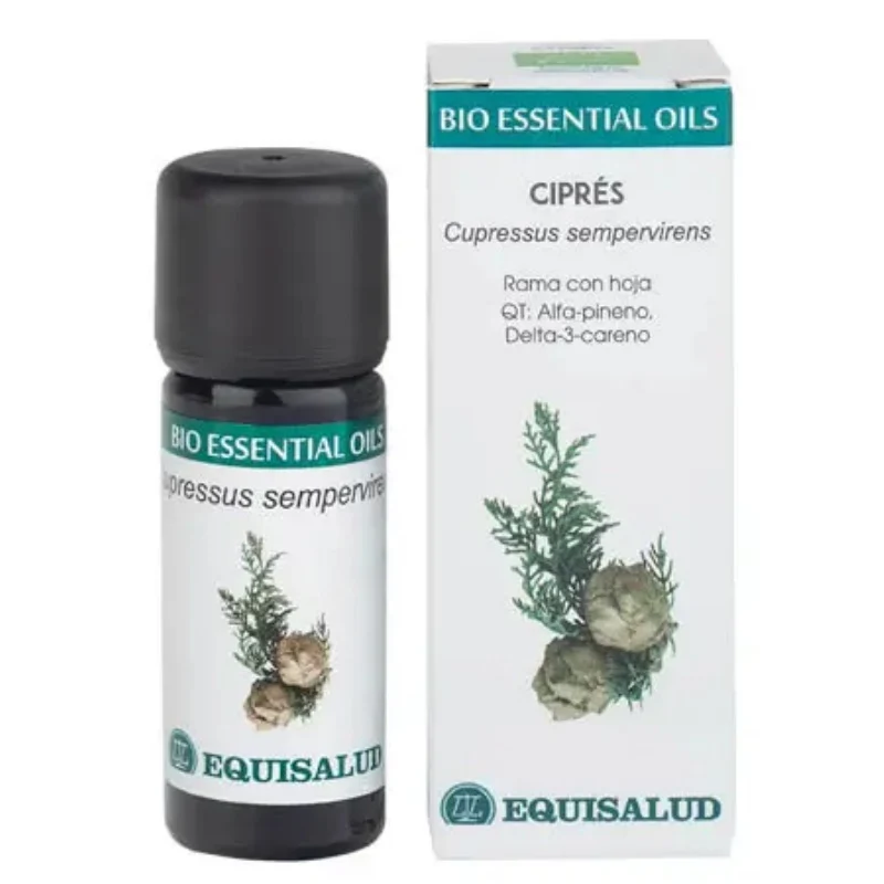 Bio Essential Oil Cipres - Qt:Alfa-Pineno, Delta-3-Careno 10 Ml. | Equisalud