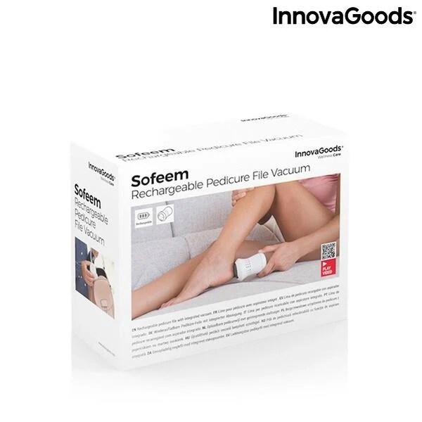 Lima de Pedicura Recargable con Aspirador Integrado Sofeem InnovaGoods
