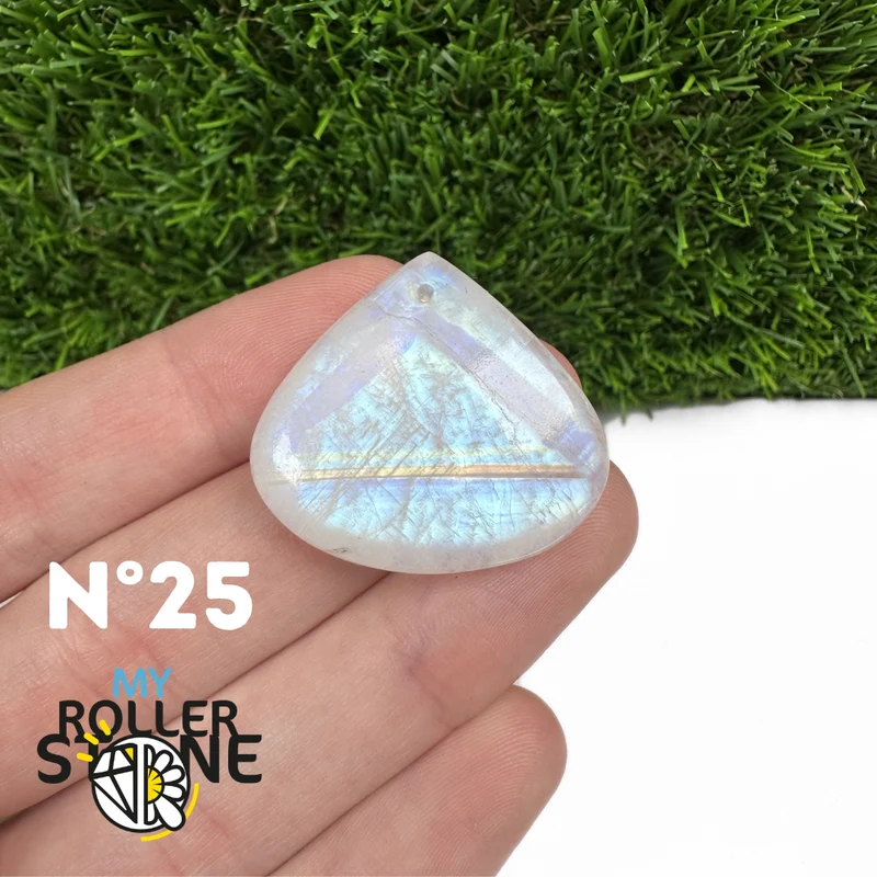 Colgantes de piedra lunar de forma libre 5A