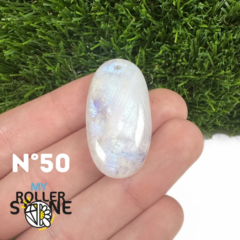 Colgantes de piedra lunar de forma libre 5A
