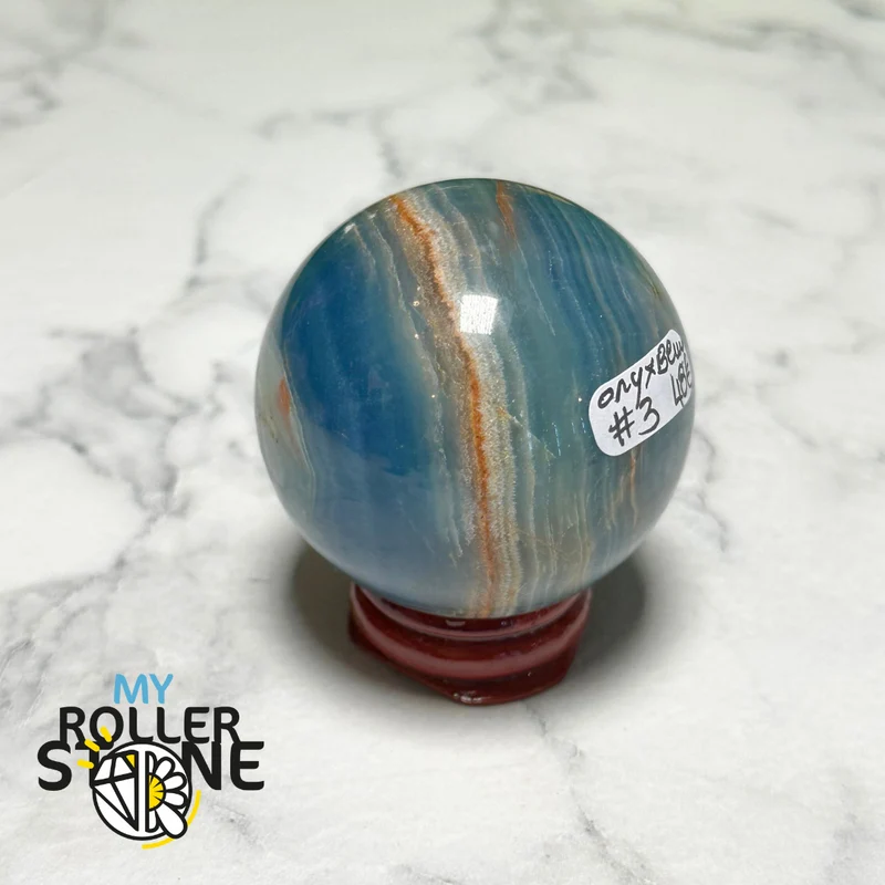 Esfera de ónix azul