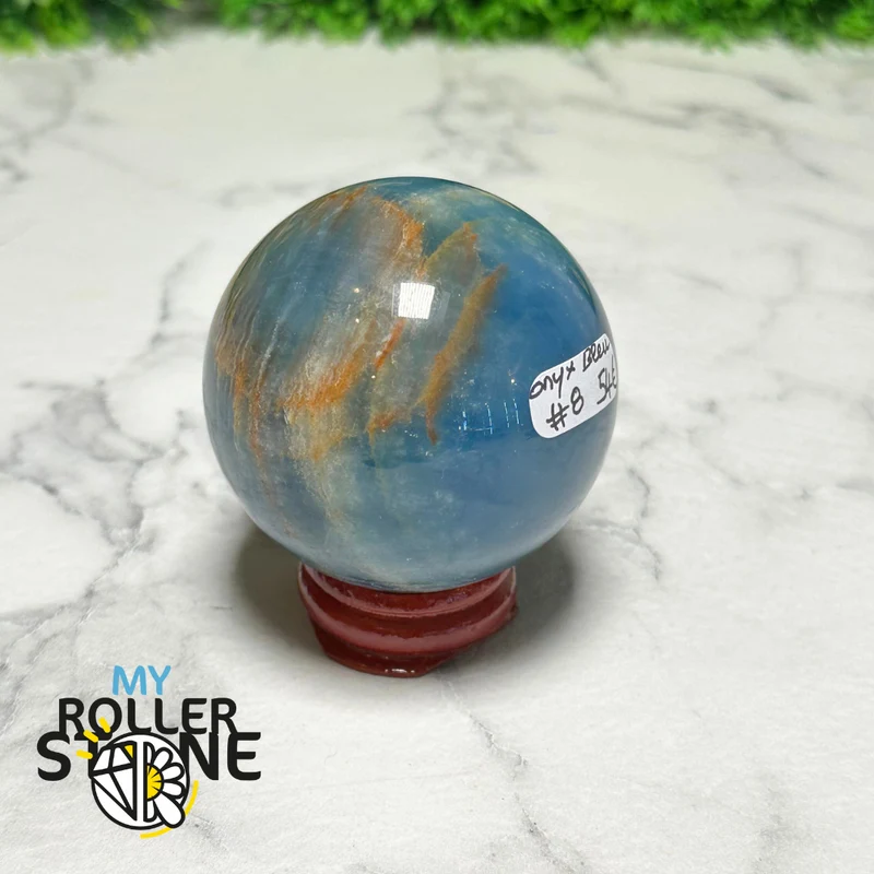 Esfera de ónix azul