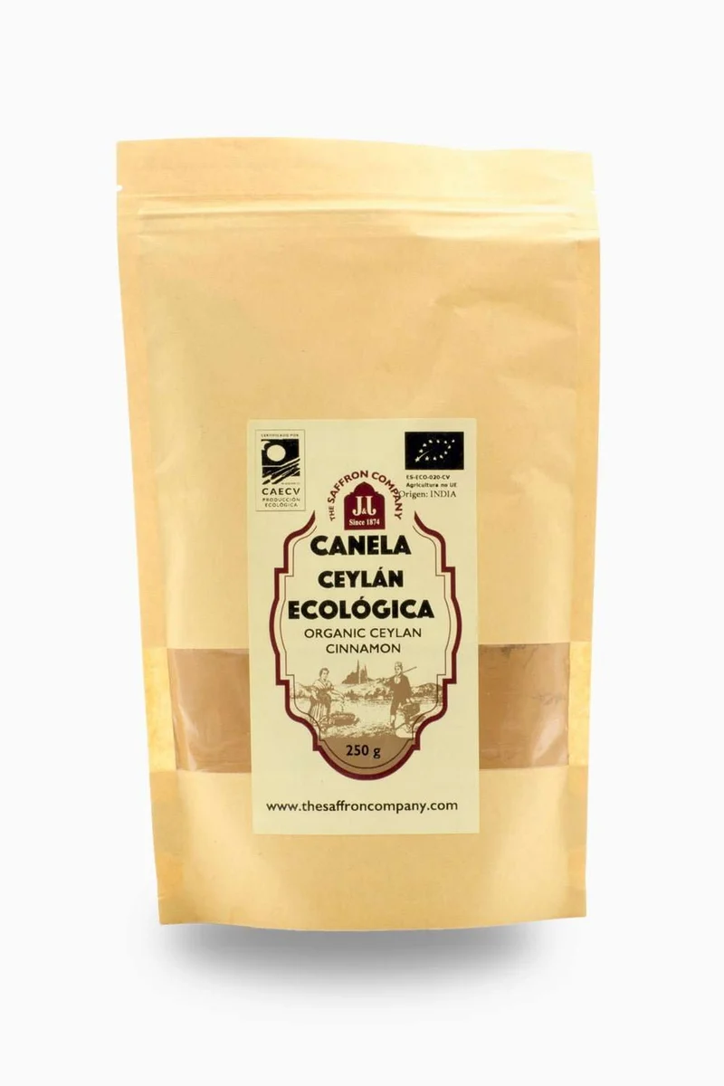 Canela de Ceylán en Polvo Ecológica