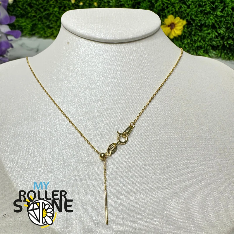Collar con Perla Cultivada Ovalada en Plata 925