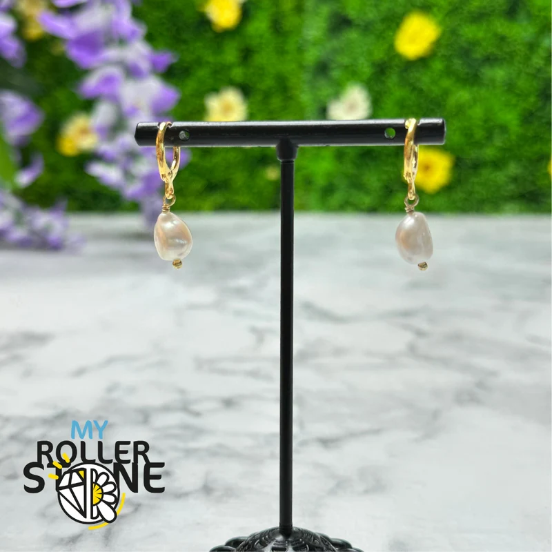 Pendientes criollos de perlas cultivadas
