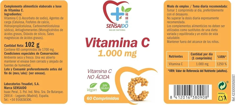 Vitamina C Sensaido