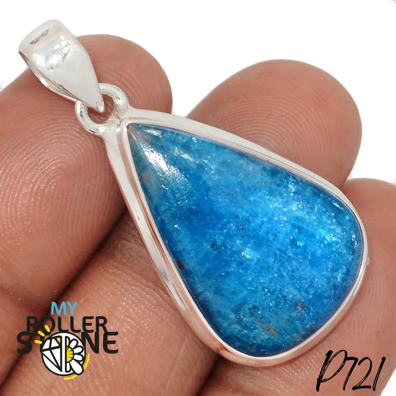 Colgante de plata de apatita P721