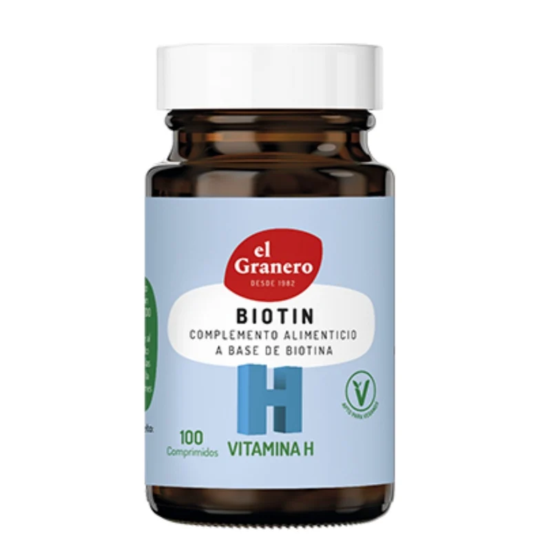 Biotin H 100 Comprimidos | El Granero Integral