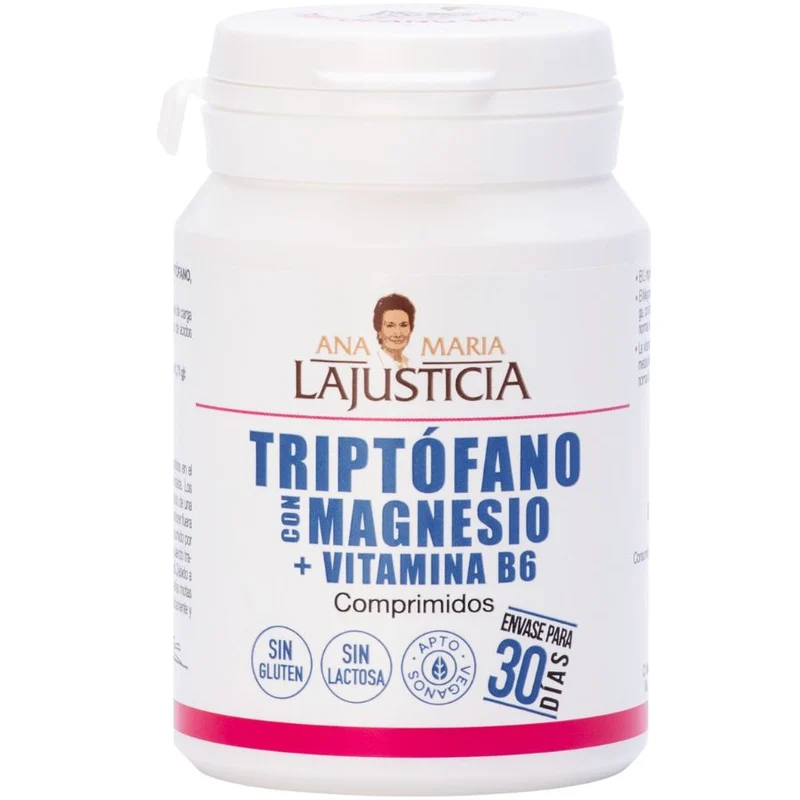 Triptofano Con Magnesio + Vitamina B6 60 Comprimidos | Ana Maria Lajusticia