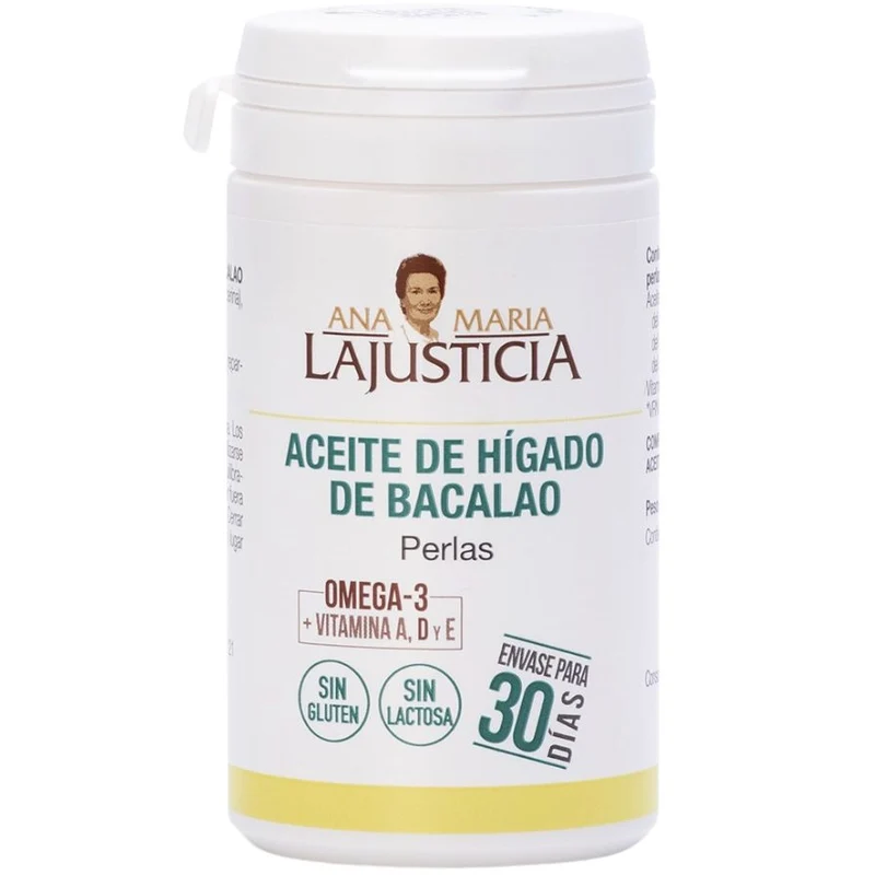 Aceite de Higado de Bacalao 90 Perlas | Ana Maria Lajusticia