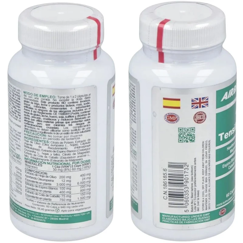 Tensibiotic 60 Capsulas | Airbiotic AB