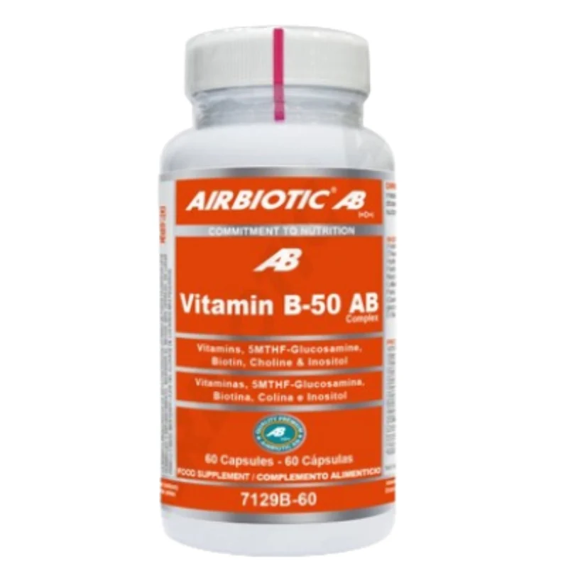 Vitamina B-50 Complex 60 Capsulas | Airbiotic AB