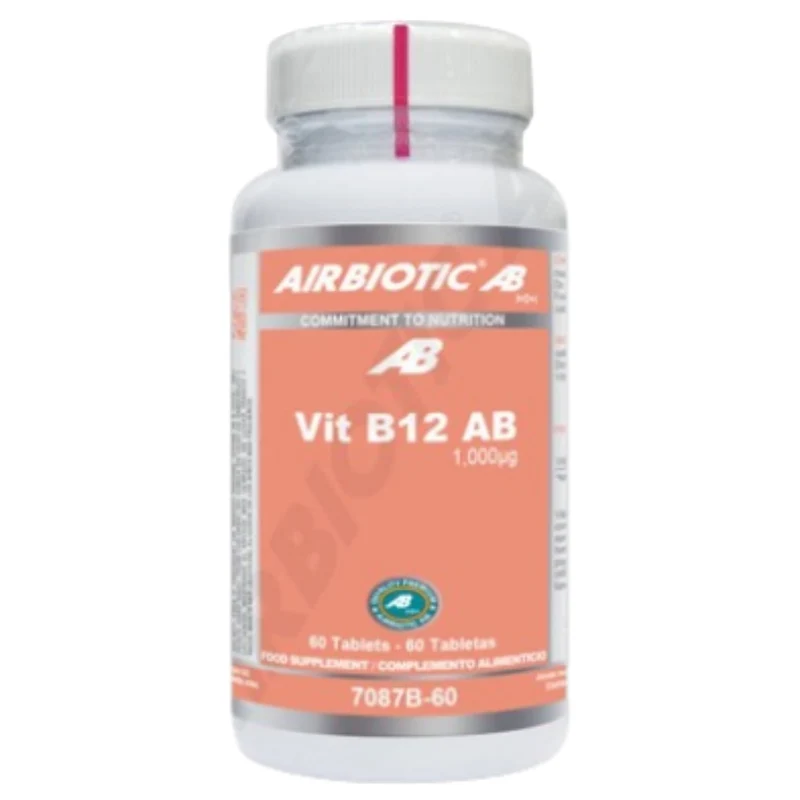 Vitamina B12 AB 1000 mg 60 Tabletas | Airbiotic AB