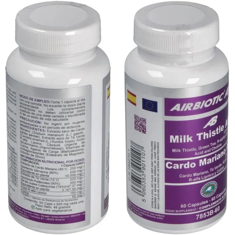 Cardo Mariano Complex 60 Capsulas | Airbiotic AB