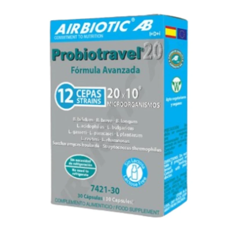 Probiotravel 30 Capsulas | Airbiotic AB